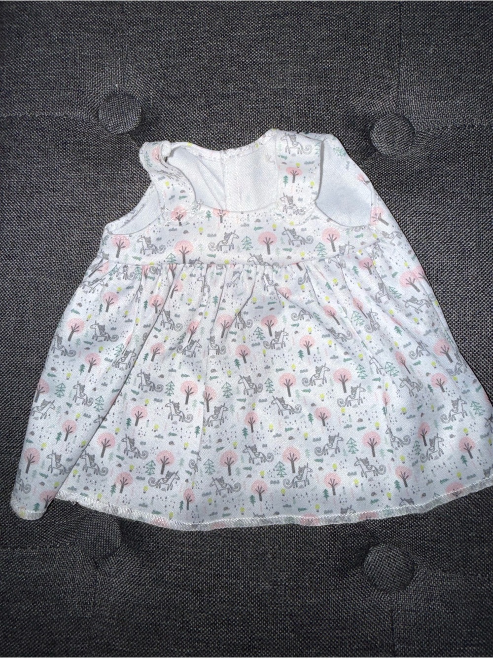 Doll white floral print jumper dress